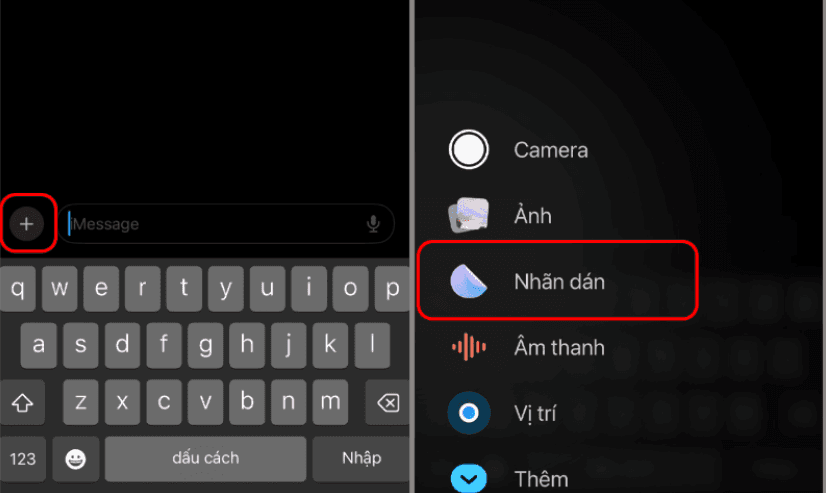 Tạo Dán Nhãn ( Sticker ) trên điện thoại iPhone