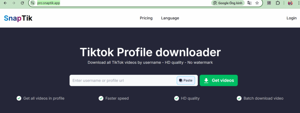 Tiktok Profile Download