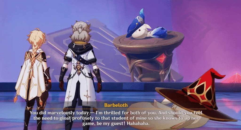 Barbeloth có phải là một nhân vật trong game để người chơi điều khiển?