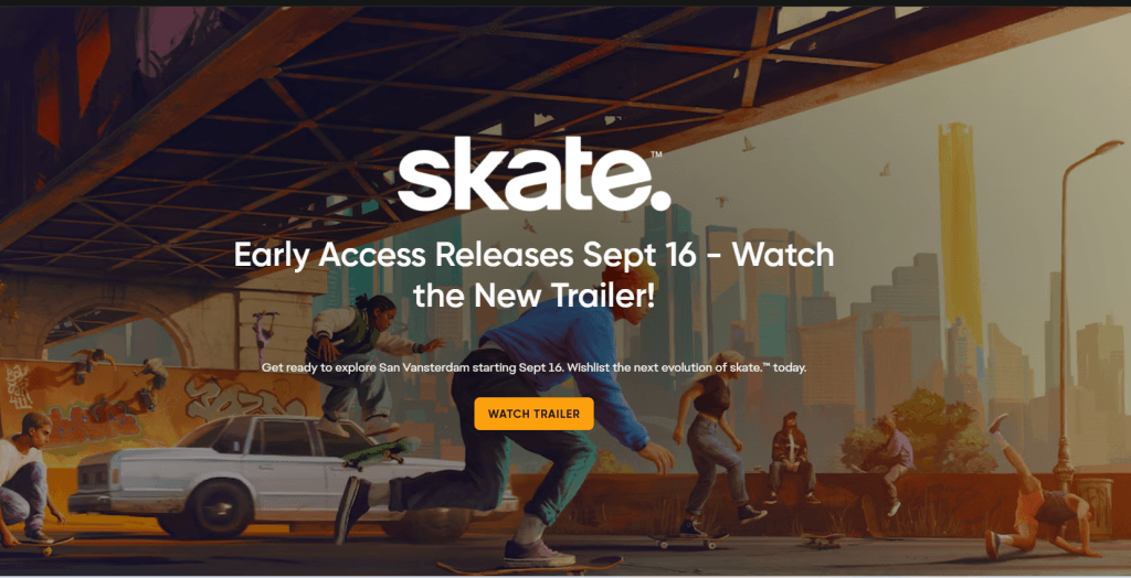 Toàn bộ thông tin Game EA Skate: Ngày phát hành, lối chơi game tối ưu, quyền truy cập sớm