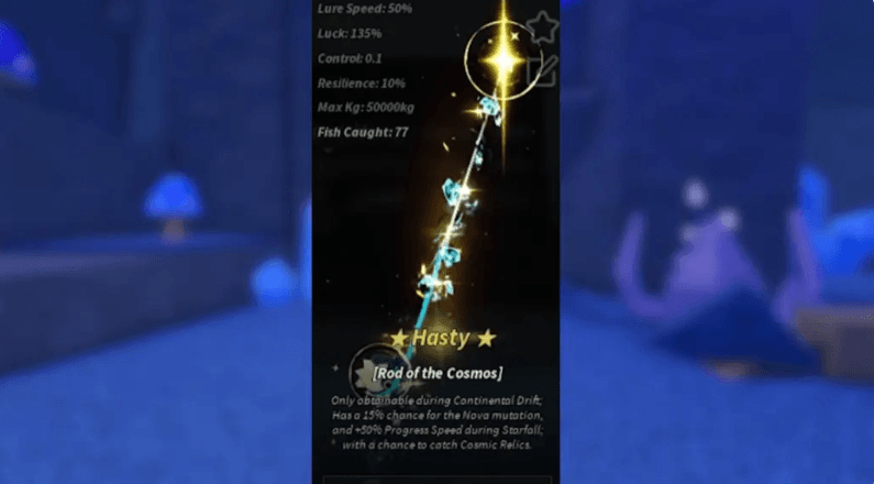 Sử dụng Rod of the Cosmos