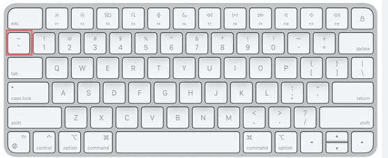 Vị trí phim ~ trên bàn phím PC 