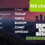 Tổng hợp mã lệnh GTA 5 mới nhất đầy đủ nhất 2025