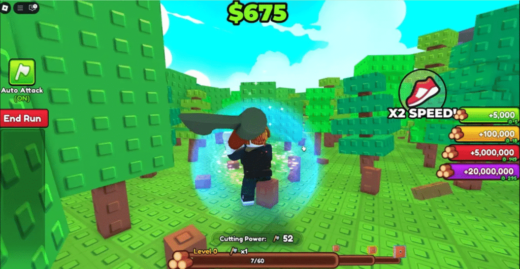 Code Cut Trees trên game Roblox