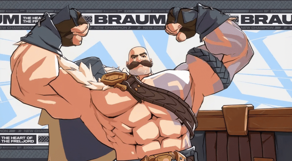 Braum là một đấu sĩ kiểu tank trong 2XKO
